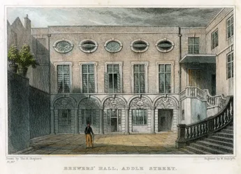 Brewers Hall, Addle Street, City of London, 1831