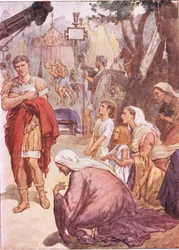 Coriolanus und die Matronen von Rom, aus 