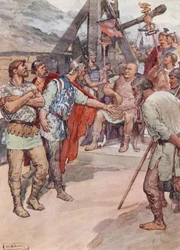 Marius und die Gesandten der Kimbern