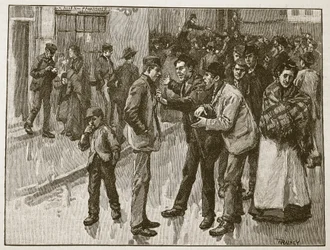 Der Streik von Preston, Illustration aus 