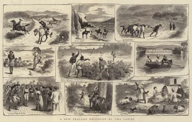 Ein Neuseeland-Ausflug von zwei Damen