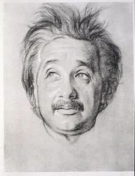 Porträt von Albert Einstein (1879-1955)