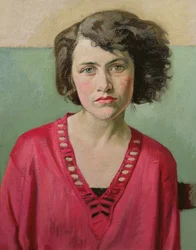 Porträt eines Mädchens in Pink