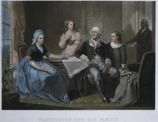 Washington und seine Familie