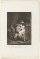 Prinz Hal und Poins überraschen Falstaff mit Doll Tearsheet
