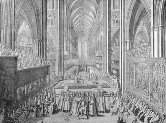 Die Krönung Jakobs II. in der Westminster Abbey, London, 1685 1903