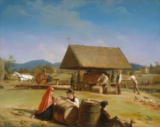 Apfelweinherstellung