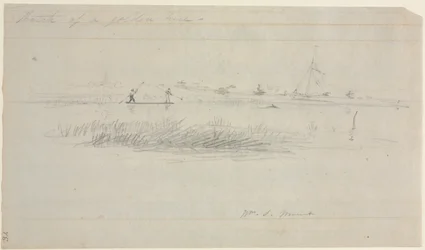 Aalstechen in Setauket, Long Island, New York