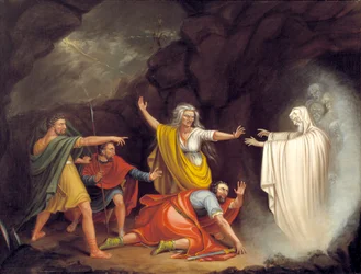 Saul und die Hexe von Endor, 1828