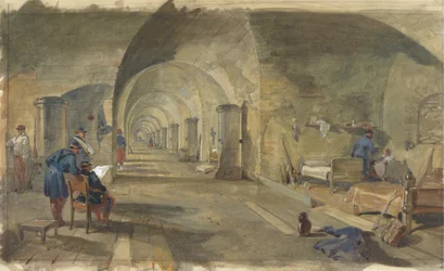 Innenraum von Fort Nicholas, Sewastopol, Krim