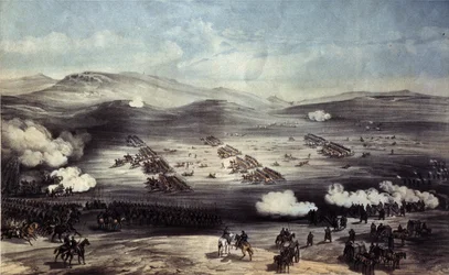 Die Schlacht von Balaclava am 25. Oktober 1854. Der Angriff der Leichten Brigade