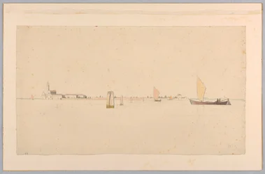 Studie einer Lagune, Venedig, Italien
