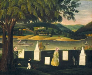 Familienbegräbnisstätte, um 1840