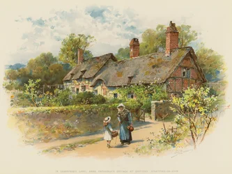 Im Land von Shakespeare, Anne Hathaways Cottage in Shottery, Stratford-on-Avon
