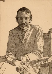 Robert Louis Balfour Stevenson (1850-1894) schottischer Autor
