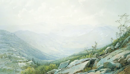 Die Mount-Washington-Bergkette, vom Mount Kearsarge aus gesehen