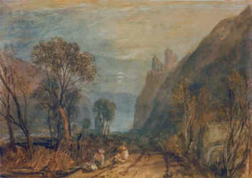 Eine Ansicht am Rhein – Die Bautsburg