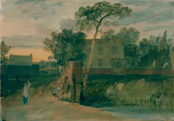 Syon Ferry House, Isleworth, Sonnenuntergang