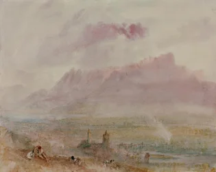 Die Stadt und der See von Thun