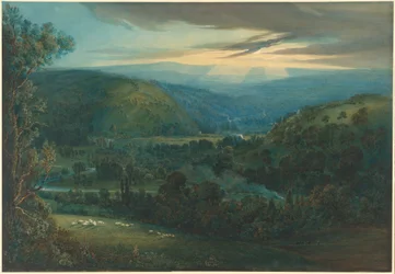 Morgendämmerung in den Tälern von Devon