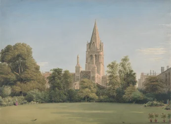 Blick vom Garten des Dekans, Christ Church, Oxford