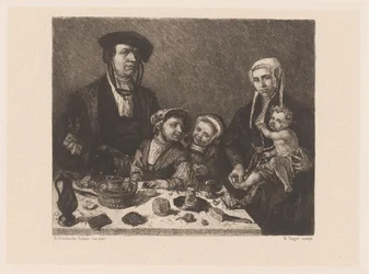 Porträt von Pieter Jan Foppesz. und Alijdt van Beresteyn mit ihren Kindern