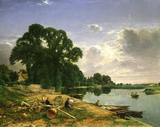 Auf der Themse, ca. 1870