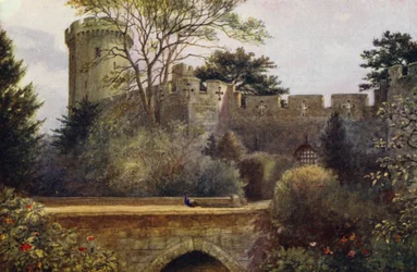 Warwick Castle: Die Grabenbrücke