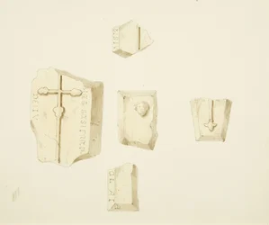 Überreste eines Denkmals in der St. James