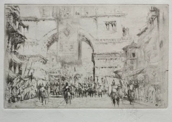 Hadrian betritt Salonica