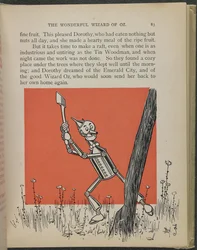 Illustration aus "Der wunderbare Zauberer von Oz" von Lyman Frank Baum