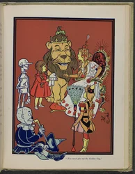Illustration aus "Der wunderbare Zauberer von Oz" von Lyman Frank Baum