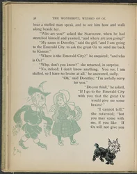 Illustration aus "Der wunderbare Zauberer von Oz" von Lyman Frank Baum