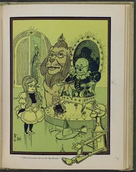 Illustration aus "Der wunderbare Zauberer von Oz" von Lyman Frank Baum