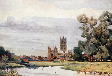Canterbury von den Wiesen