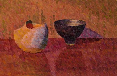 Stillleben, zwei Gefäße, 2019