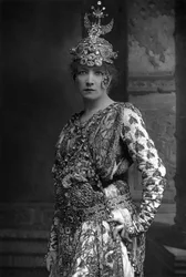 Sarah Bernhardt 1844-1923, französische Bühnenschauspielerin, 1890