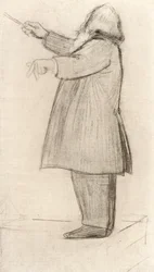 Johannes Brahms (1833-1897) deutscher Komponist, dirigierend