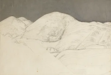 Landschaftsstudie für Santisima Trinita, ca. 1924