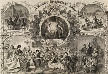 Frohe Weihnachten und ein glückliches neues Jahr, aus Harper