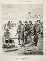 Kampagnenskizzen: Der Kaffeeruf, 1863