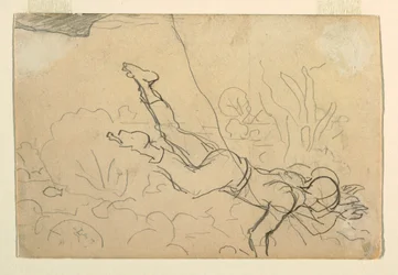Zeichnung, Muscheltaucher, 1885–86