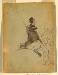 Lanzenträger zu Pferd, 1862