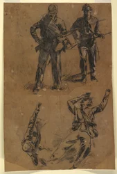 Studien von Soldaten, 1863–65