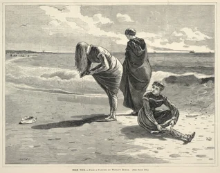 Hochwasser, aus Every Saturday: An Illustrated Journal of Choice Reading, 6. August 1870