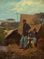 Zuhause, süßes Zuhause, ca. 1863