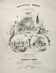Nationalhymnen von Amerika - Notenblatt Umschlag