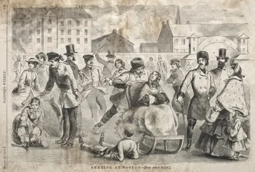 Schlittschuhlaufen in Boston