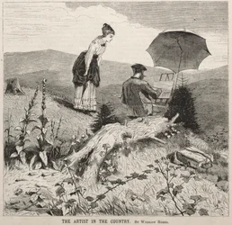 Der Künstler auf dem Land, 1869