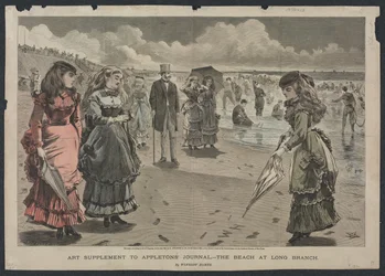Der Strand bei Long Branch